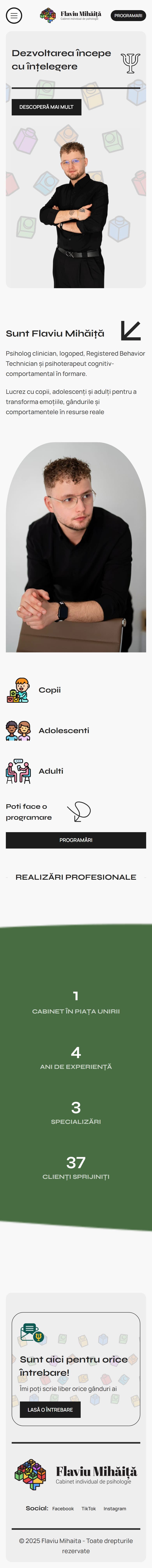 Psiholog Flaviu Mihăiță — old website