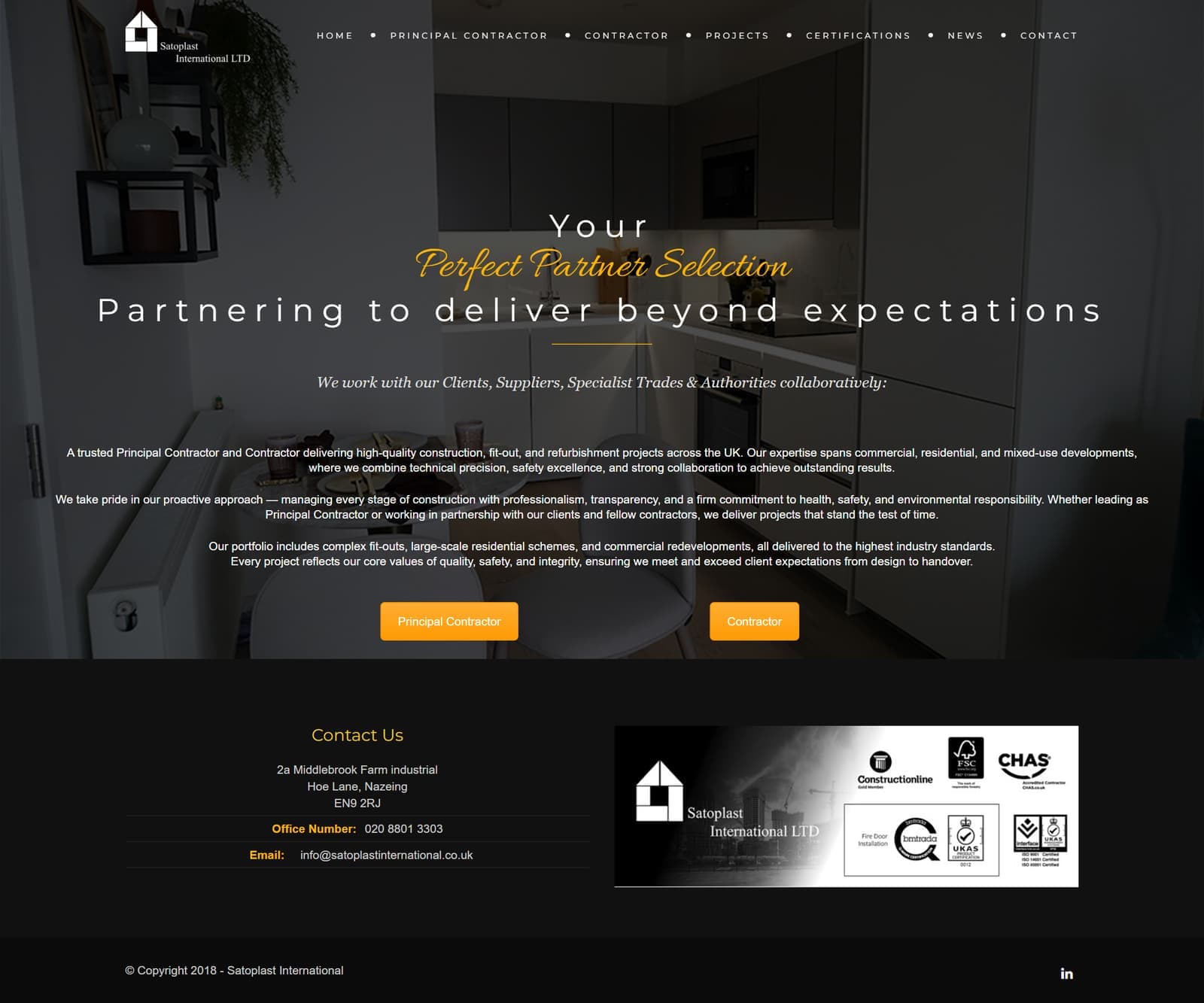 Satoplast International — old website
