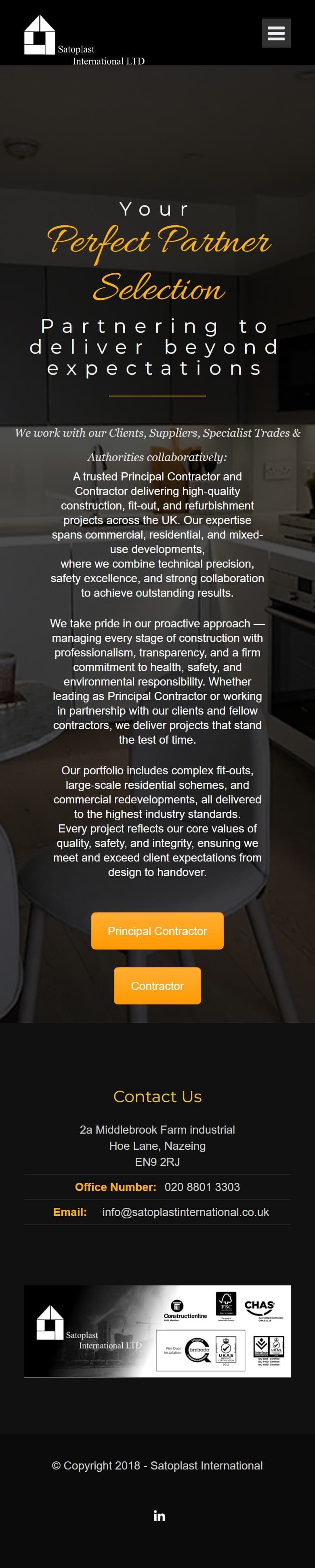 Satoplast International — old website